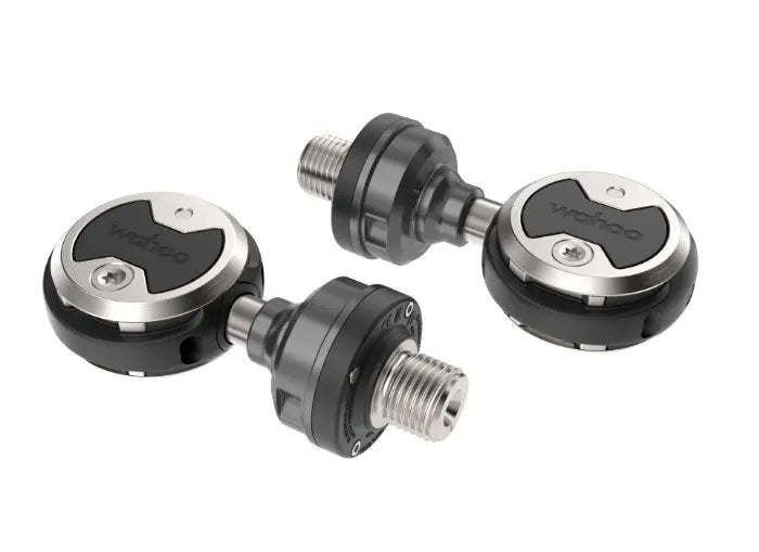 Wahoo SPEEDPLAY POWER Dual-Sided, two pedals, one flat and one on its side