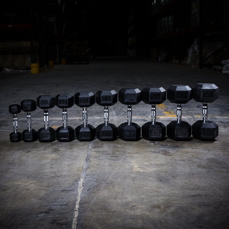 PRx Performance Rubber Hex Dumbbells