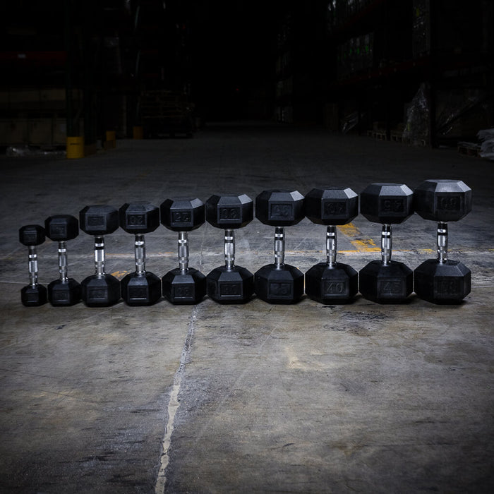 PRx Performance Rubber Hex Dumbbells