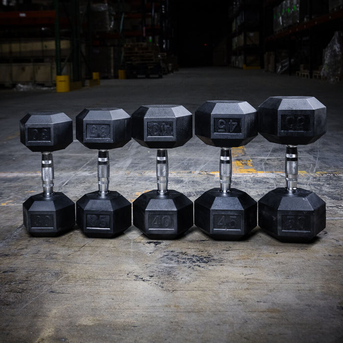 PRx Performance Rubber Hex Dumbbells