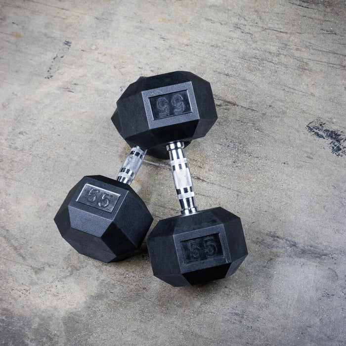 PRx Performance Rubber Hex Dumbbells