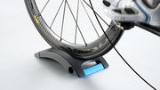 Garmin Tacx Skyliner Front Wheel Support under a front wheel