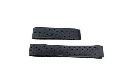 Wahoo TICKR FIT Straps, two black perforated arm straps, short and long