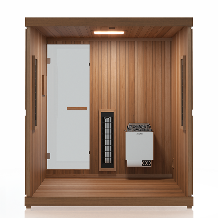 Finnmark FD-5 Trinity 4-Person Hybrid Indoor Infrared & Traditional Steam Sauna