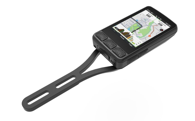 Wahoo ROAM 3 and BOLT 3 Integrated Mount, tilted mount with a ROAM unit