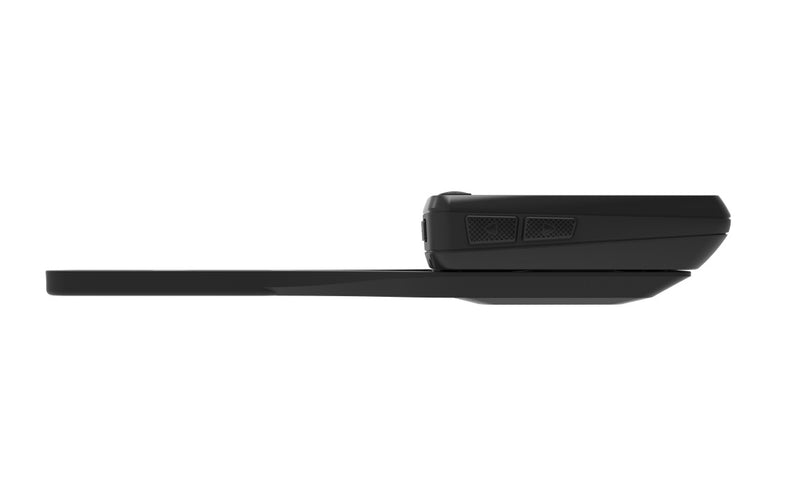Wahoo ROAM 3 and BOLT 3 Integrated Mount, mount with a ROAM unit from the side