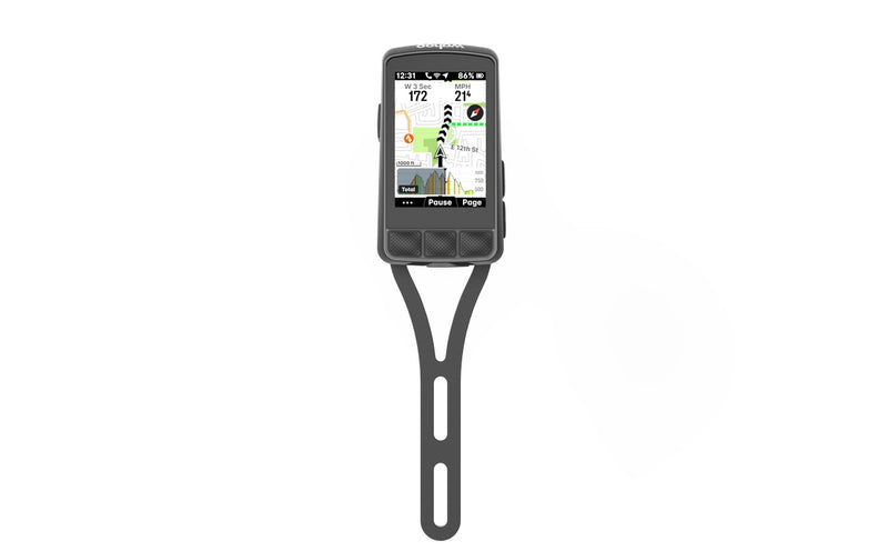 Wahoo ROAM 3 and BOLT 3 Integrated Mount, upright mount with a BOLT unit