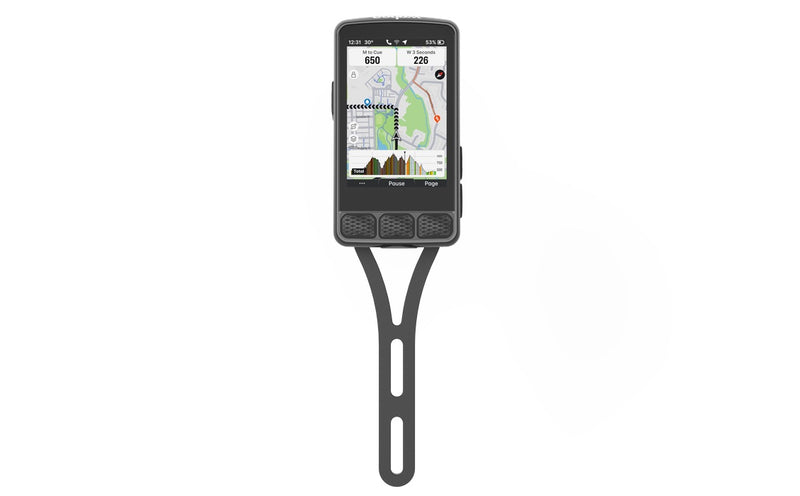Wahoo ROAM 3 and BOLT 3 Integrated Mount, upright mount with a ROAM unit