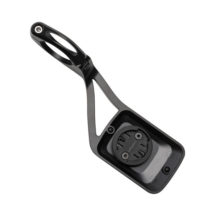 Wahoo ELEMNT ACE Out Front Mount, mount with the ACE seated, seen from below