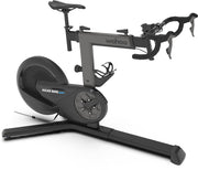 Wahoo KICKR BIKE SHIFT, bike with the base legs spread