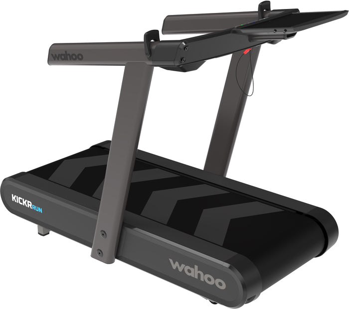 Wahoo KICKR RUN, right front, chevron belt and logo on the side rail