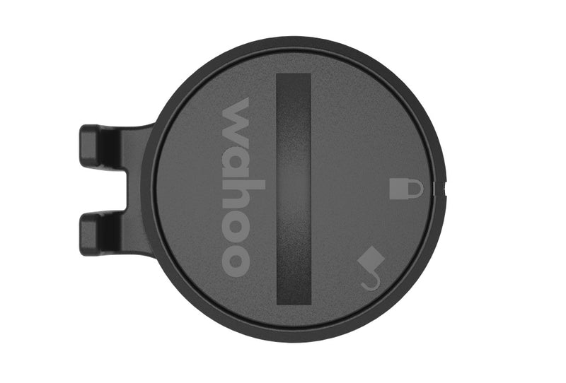 Wahoo TRACKR SPEED Sensor, sensor underside with slot and mount clip