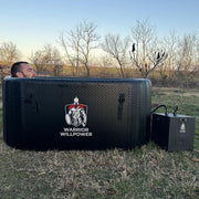warrior pro chiller ice bath bundle