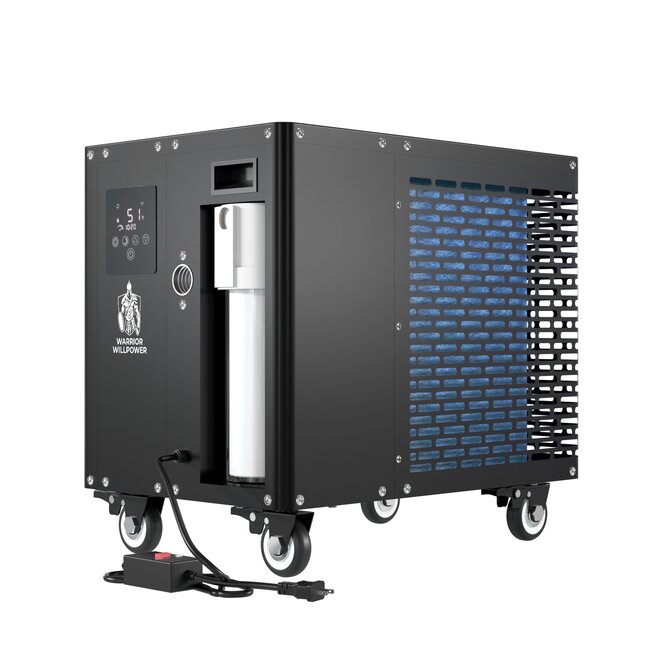 Warrior Max 1 HP WiFi Water Chiller/Heater + XL Ice Bath Tub