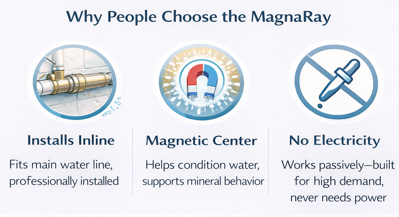 Natural Action MagnaRay Advanced Revitalizer with Under Sink Filtration