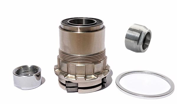 Wahoo KICKR XDR/XD Freehub Body, freehub body with locknut and spacer ring