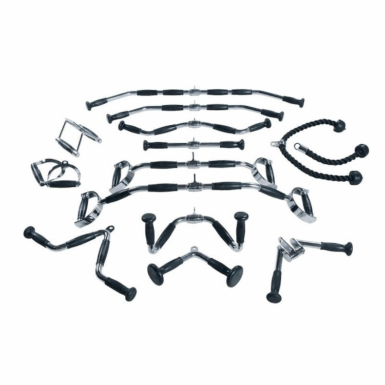 York Barbell Machine Bar Club Attachment Package with Rack