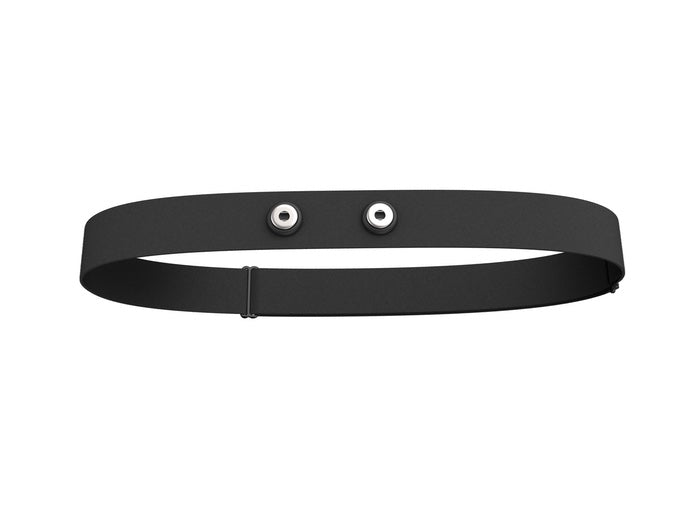 Wahoo TRACKR HEART RATE, strap loop without the pod, showing two snap studs