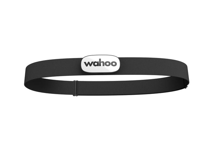 Wahoo TRACKR HEART RATE, strap formed into a loop with the pod attached