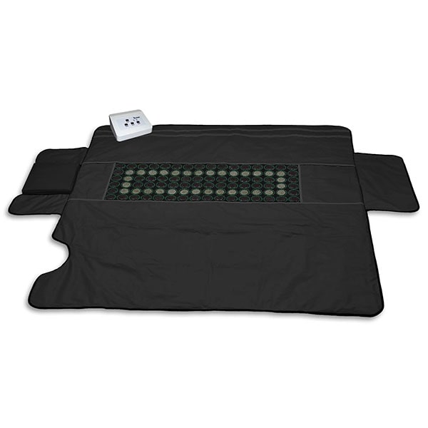 1Love PREMIUM ZERO Sauna Blanket Front View Black