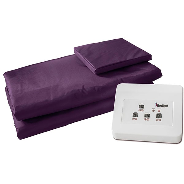 1Love PREMIUM ZERO Sauna Blanket Top Side View Purple