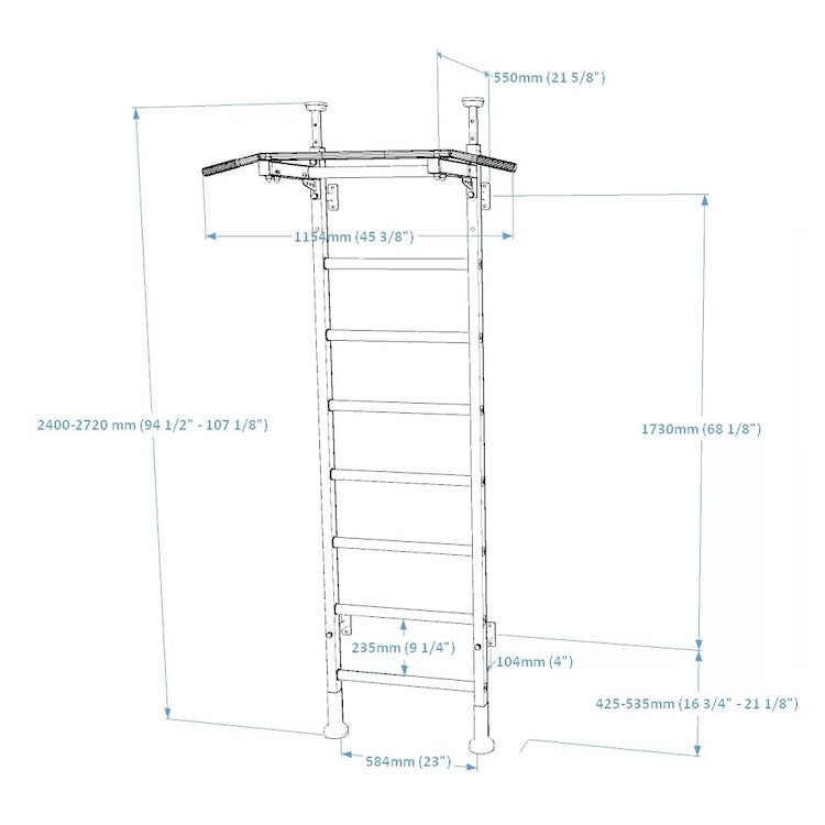 BenchK Series 5 521 Wall Bars