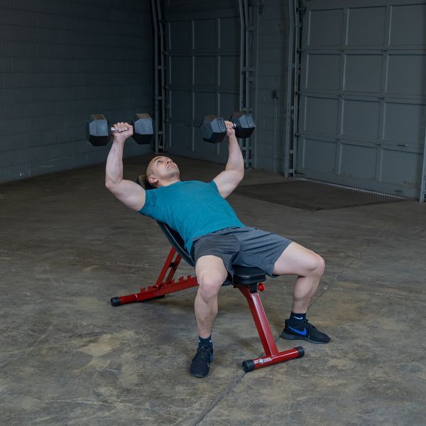 Best Fitness BFFID25 Adjustable Bench Exercise Demo 2