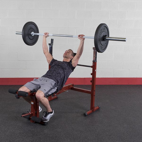 Best Fitness BFOB10 Olympic Bench With Leg Developer Chess Press 1