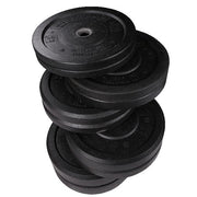 Body-Solid 260 lb Premium Bumper Plate Set Front Side View