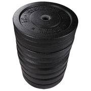 Body-Solid 260 lb Premium Bumper Plate Set Front View