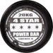 Body-Solid 4STAR Power Bar (Black) End Cap