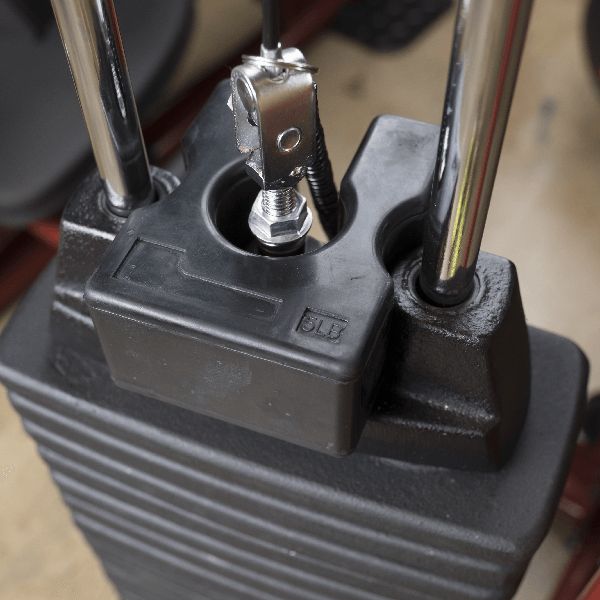 Body-Solid 5 lb Weight Stack Adapter Plate Close Up