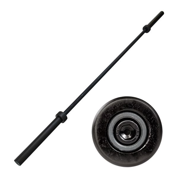 Body-Solid 7' Olympic Bar - Black 3D View