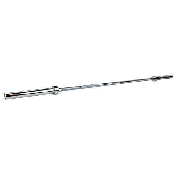 Body-Solid 7' Olympic Power Bar (Chrome) Horizontal