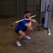 Body-Solid Aluminum Double Swivel Bar Exercise 3