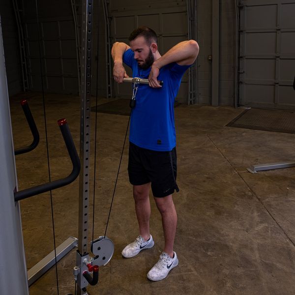 Body-Solid Aluminum Revolving Straight Bar Exercise 3