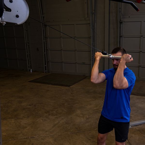 Body-Solid Aluminum Revolving Straight Bar Exercise 4