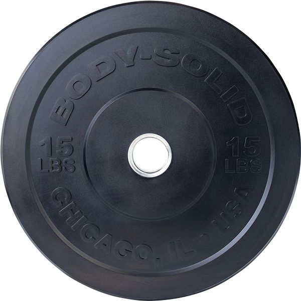 Body-Solid Chicago Extreme Bumper Plates 15 lbs