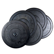 Body-Solid Chicago Extreme Bumper Plates Set Front View
