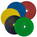 Body-Solid Chicago Extreme Color Bumper Plates Front View