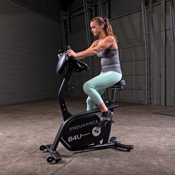 Body-Solid Endurance B4U Upright Bike Facing Left Front Side View