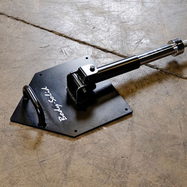 Body-Solid Home Plate T-Bar Row Landmine Top Side View