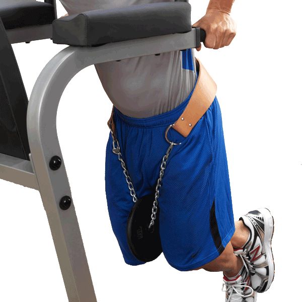 Body-Solid Leather Dipping Belt Exercise 2