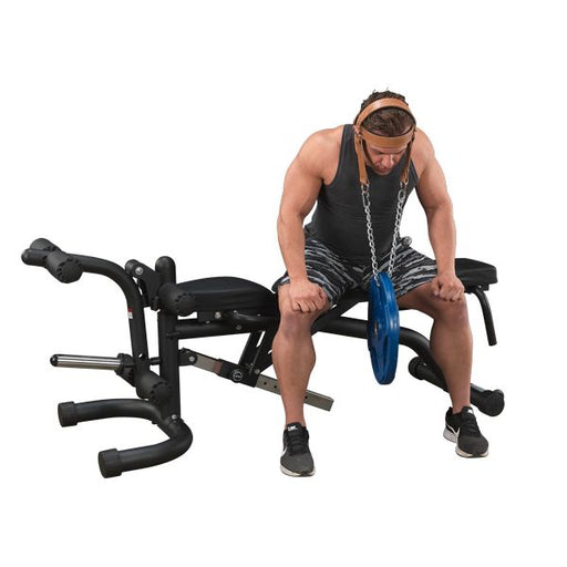 Body-Solid Leather Head Harness 3D View