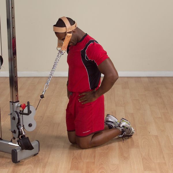 Body-Solid Leather Head Harness Exercise 1