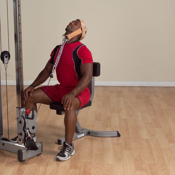 Body-Solid Leather Head Harness Exercise 4