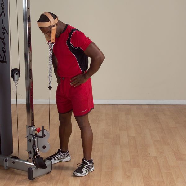 Body-Solid Leather Head Harness Exercise 5