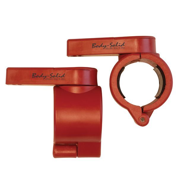 Body-Solid Muscle Clamps Side View Red