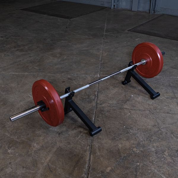 Body-Solid Olympic Bar Jack Front Side View