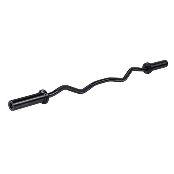Body-Solid Olympic Curl Bar (Black) Diagonal